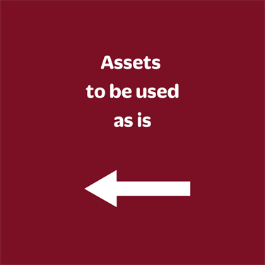 Assets used as is