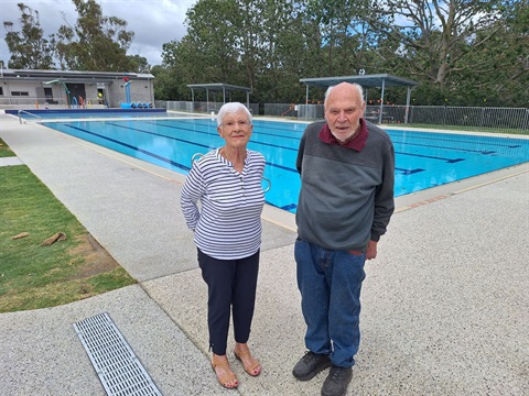 Lesley Berg, Mick O'Mara, Winchelsea Pool.jpg